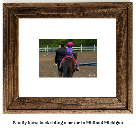 family horseback riding near me in Midland, Michigan